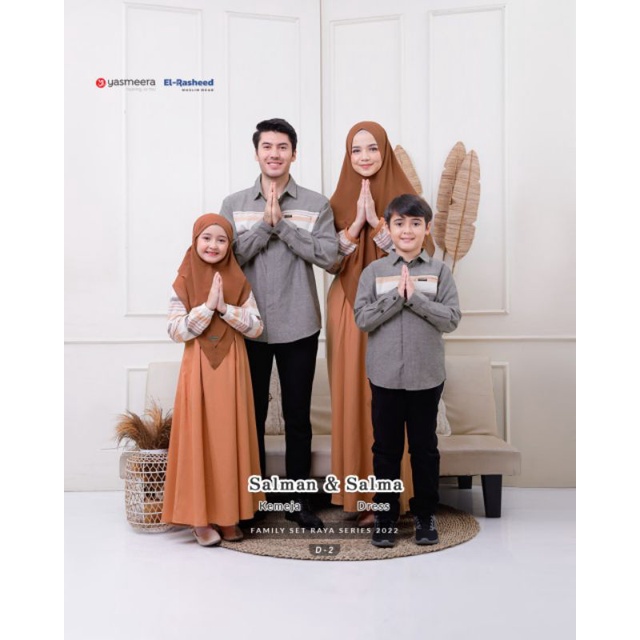 FAMILY SET SALMAN SALMA ORI YASMEERA DAN ELRASHEED KODE D2