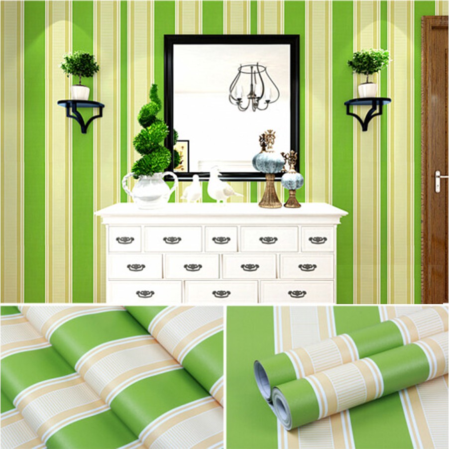 COD WALLPAPER STICKER SALUR HIJAU BEST SELLER !!! / WALLPAPER DINDING / WALLSTICKER 5m