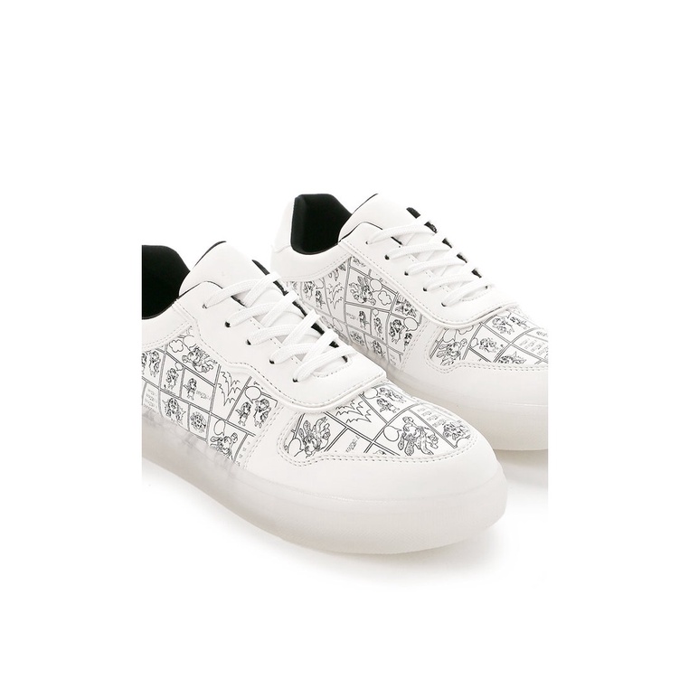 SEPATU SNEAKER WANITA HUSH PUPPIES ORIGINAL CASUAL BRANDED WHITE HW41