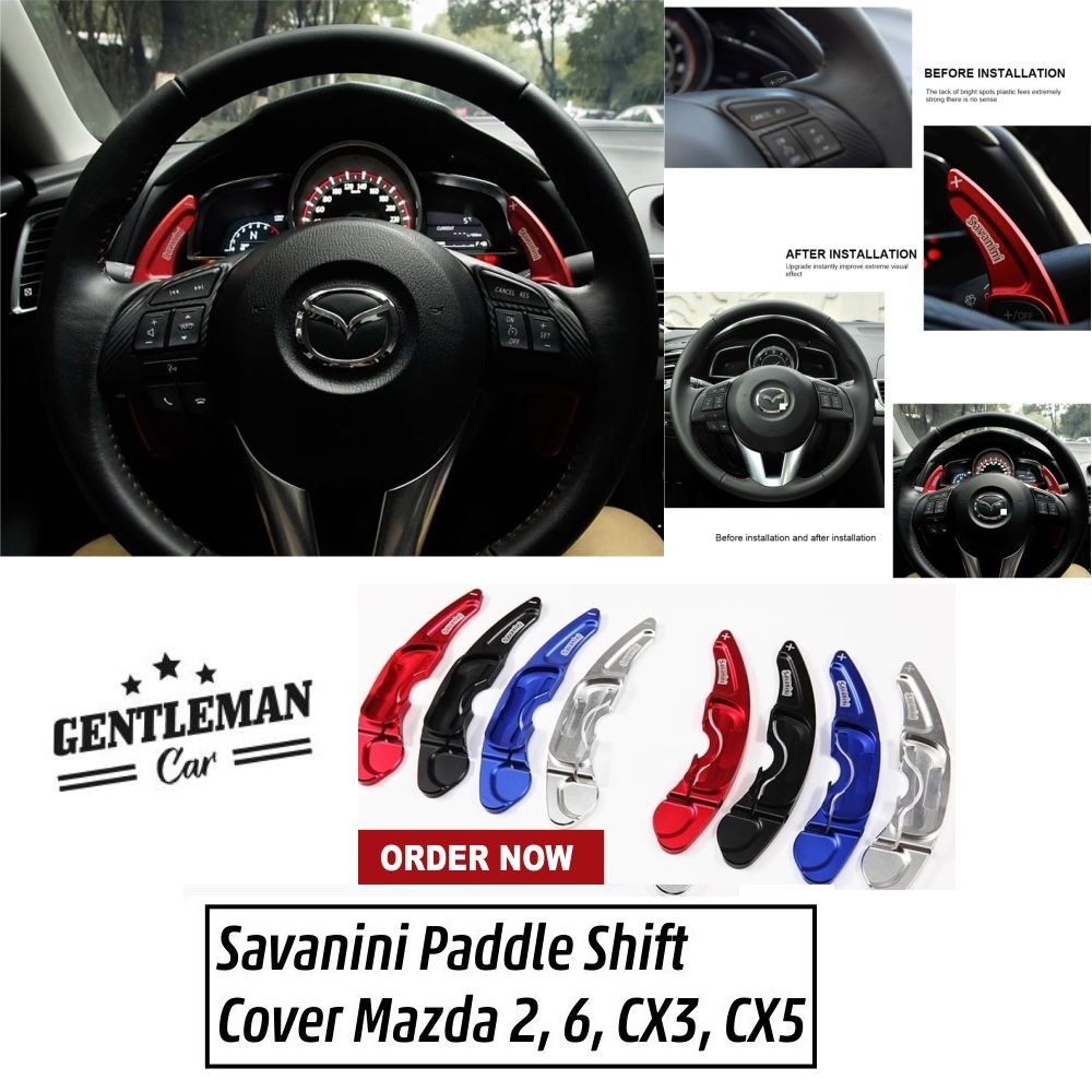 Savanini Paddle Shift Cover Mazda 2, 6, CX3, CX5 2016 - Up