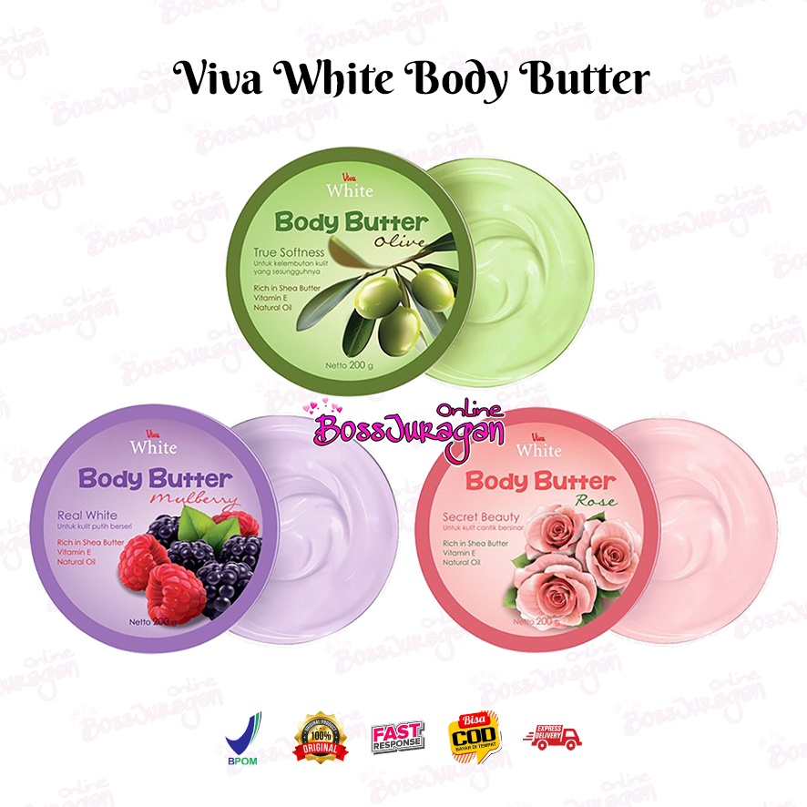 (BOSS) VIVA WHITE BODY BUTTER - VIVA BODY BUTTER 200 gr