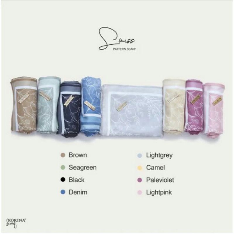 Swiss Pattern Scarf Korina Ori