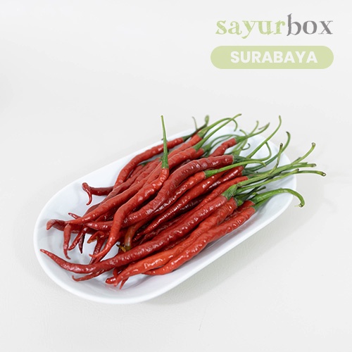 

Sayurbox Cabai Merah Keriting Konvensional 200 gram