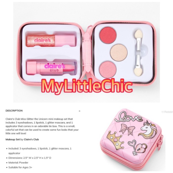 

Claires Makeup Anak / Claire s Mainan Make Up / Claire's Original USA - UnicornMiniPink Diskon