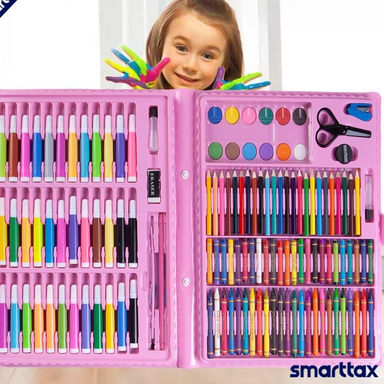 

Keluaran Terbaru.. Smart Oil Pastel Crayon 150 Macam Warna Set Koper 150 in 1 Cocok Untuk - CP4