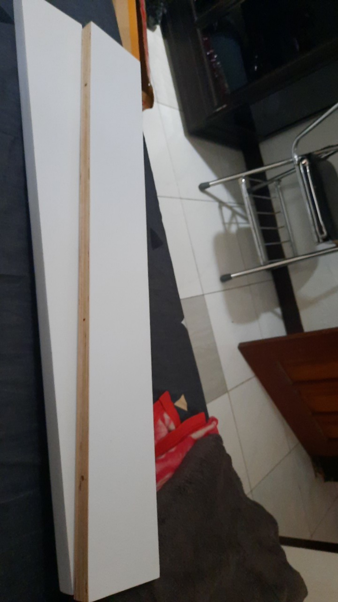 (100x14x3)rak Dinding Minimalis 1 Set Dapat 2 Pcs