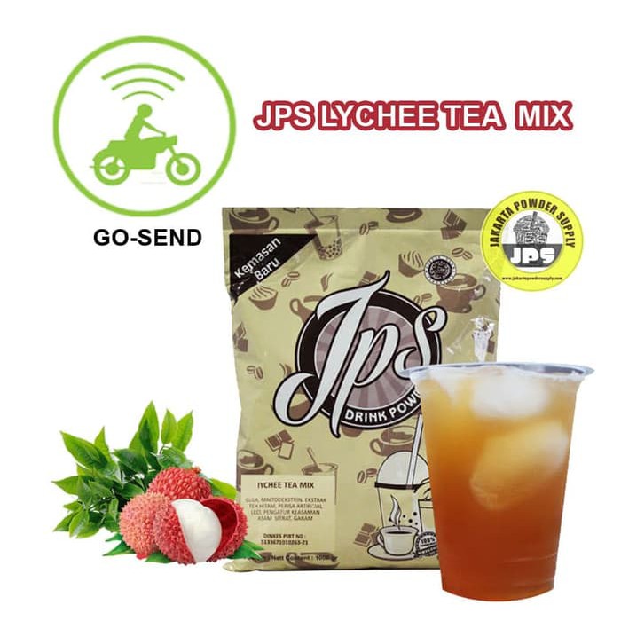 

Bubuk Minuman Lychee Tea/Leci Tea Mix Powder Instan JPS Gula