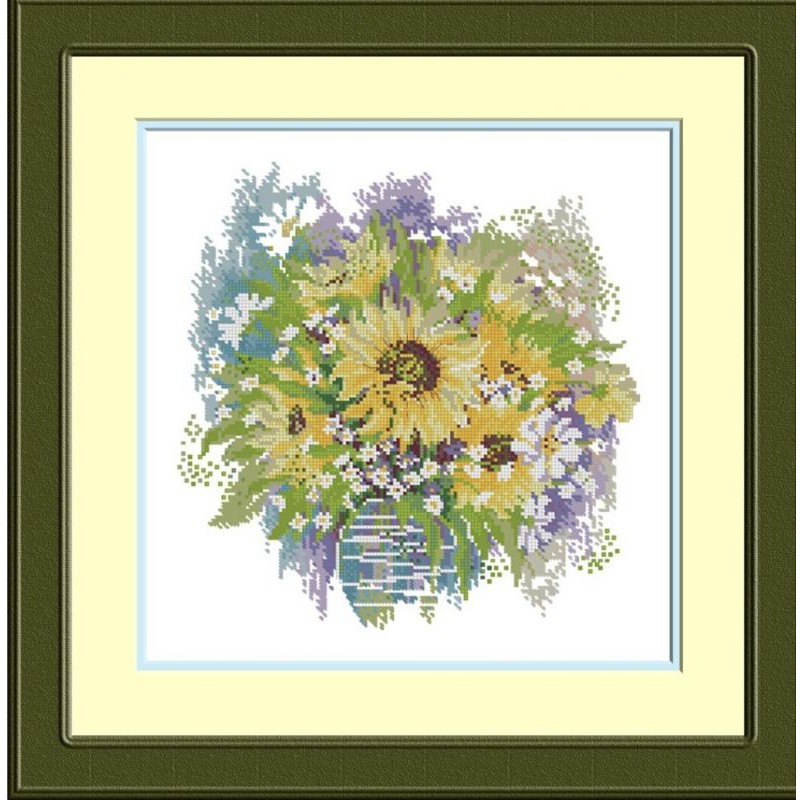 Paket Kristik Lukisan Bunga Matahari (40157)