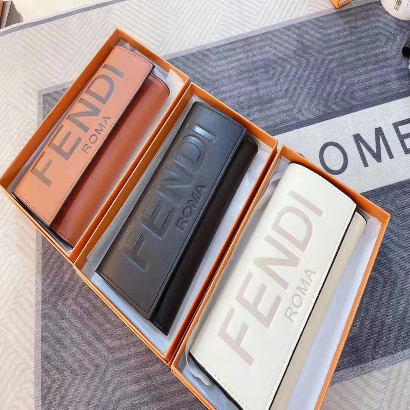 AGB61179 Tas Wanita Import Dompet FENDI 3Flip Impor Cod Jakarta