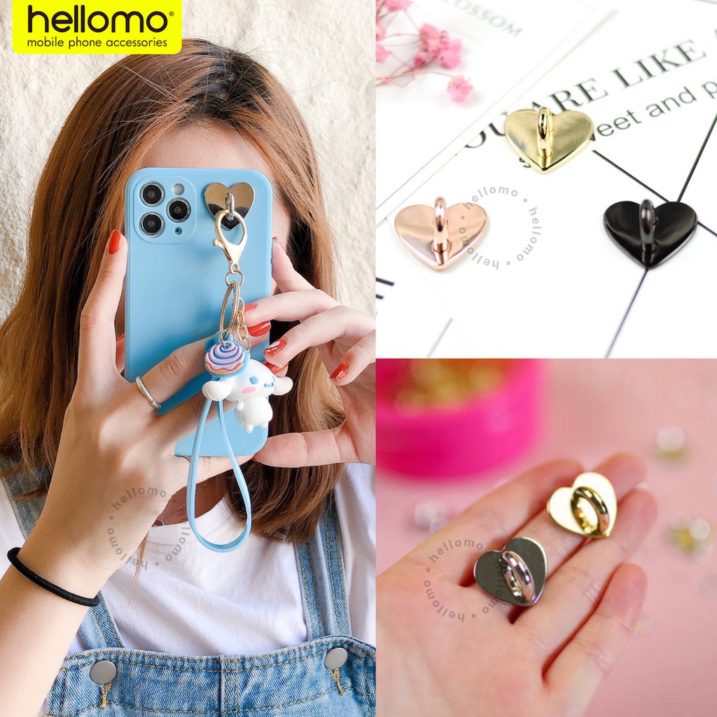 Phone Hook Korea Gantungan Tali Hp Keyring Holder Handphone Key Ring Korean Love