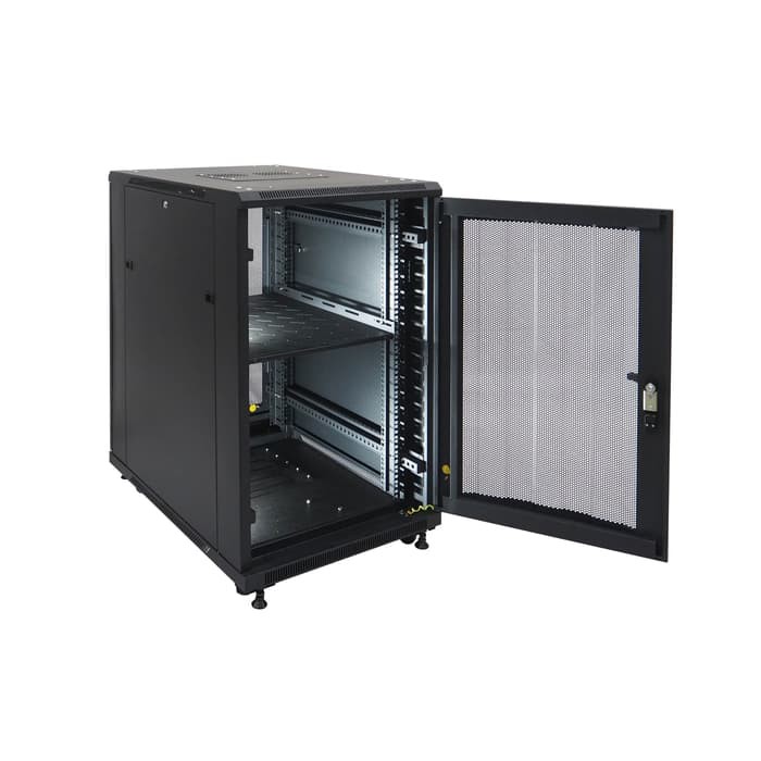 Indorack IR9020P Standing Close Rack 20U Perforated Door Depth 900mm