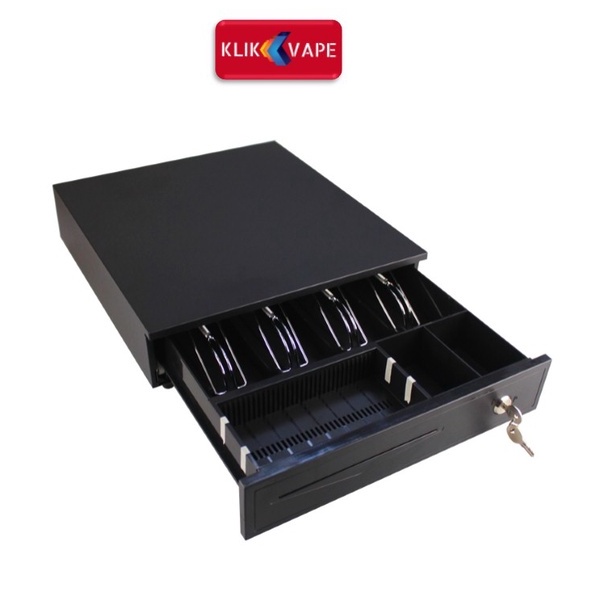 [PROMO TERMURAH] Cash Drawer Laci kasir Laci Uang 37x33CM 4K3C RJ11 [NT355] KlikVape Bandung