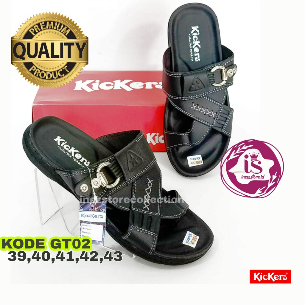 SANDAL PRIA KICKERS KUALITAS PREMIUM KODE GT02 MURAH HARGA GROSIR