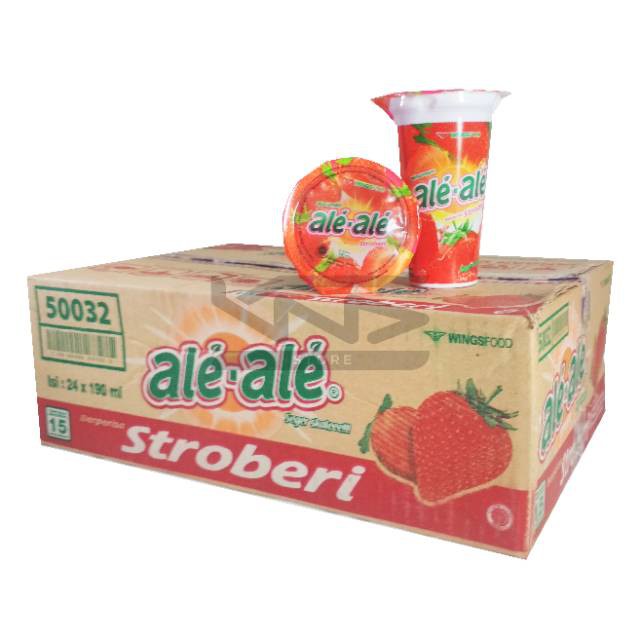 

Ale-Ale Rasa Strawberry Minuman [200 mL/ 24 pcs/ Dus]