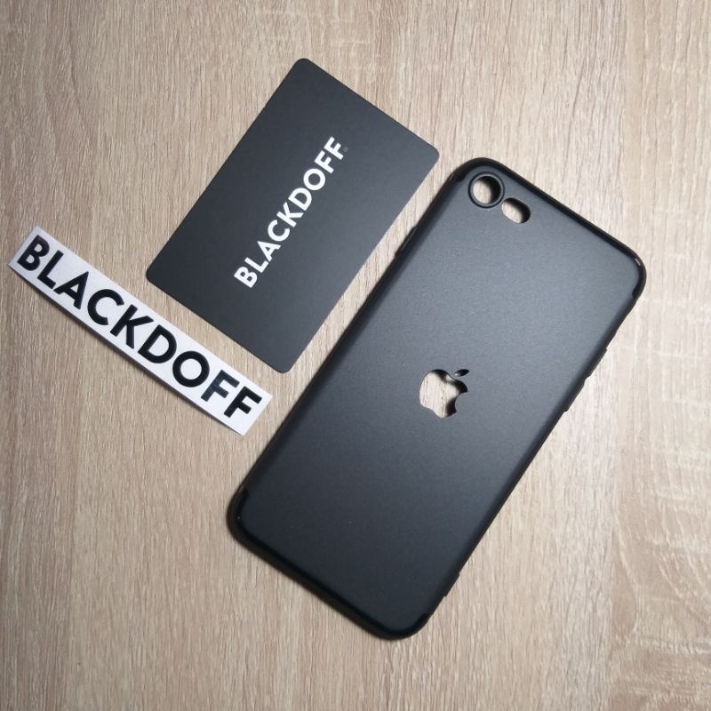 Case iPhone SE 2020 / SE 2 / SE 3 BLACKDOFF Premium Softcase Logo Cut Original