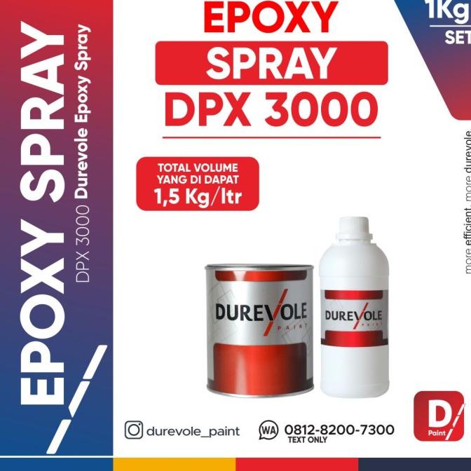 DUREVOLE EPOXY SPRAY DPX 3000 (JERIGEN SET)