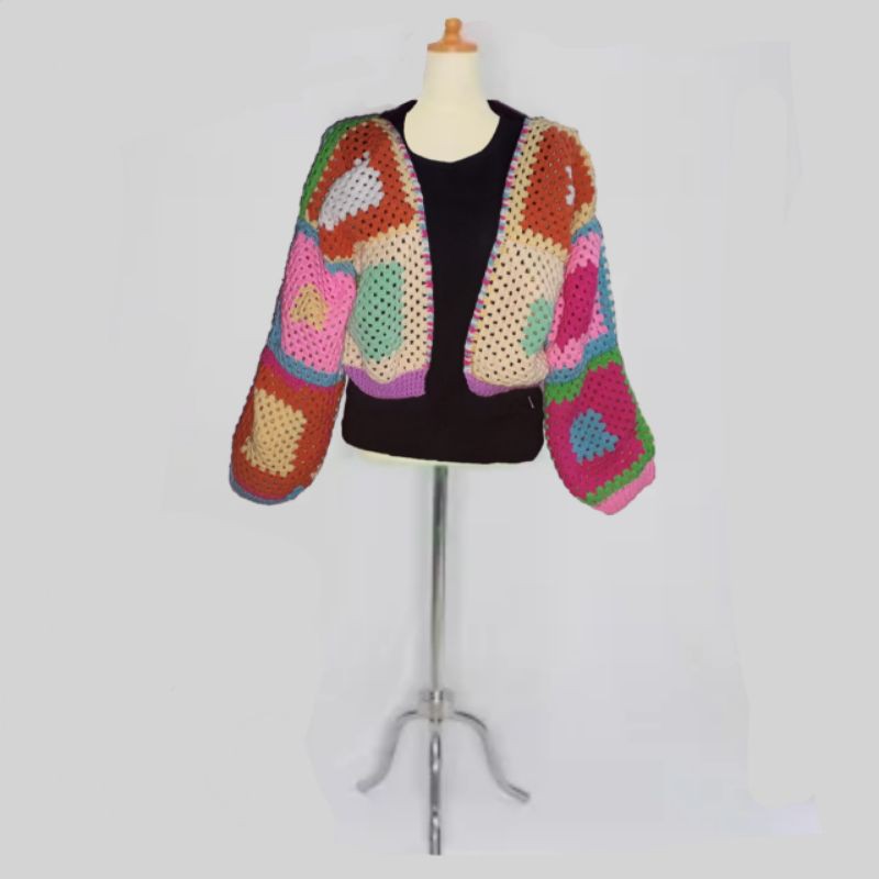 Cardigan Rajut Granny Square