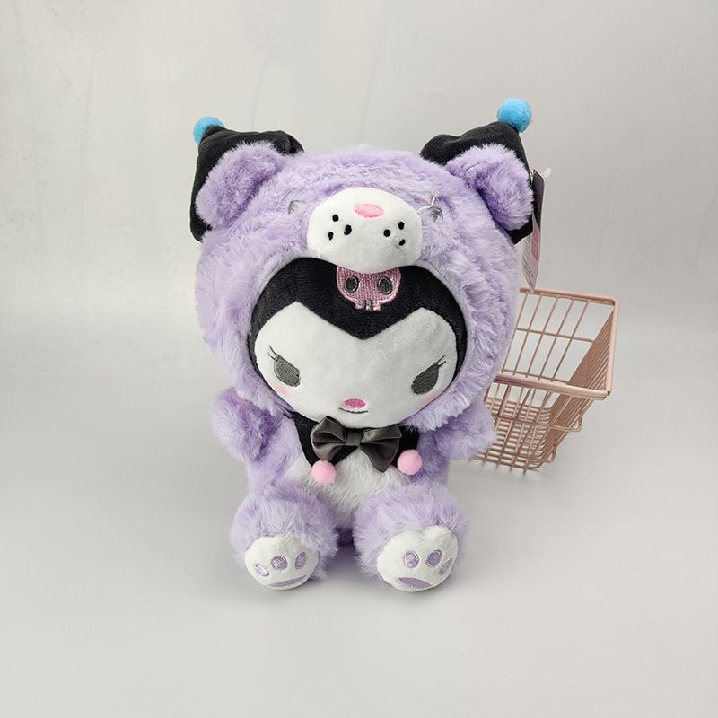 MAINAN BONEKA KUROMI MELODY HELLO KITTY CINNAMOROLL POMPOMPURIN PURIN KOSTUM TIGER HARIMAU