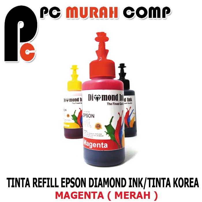 Tinta Refill Printer Epson Diamond ink 100mL ( 1 Set ) Tinta korea