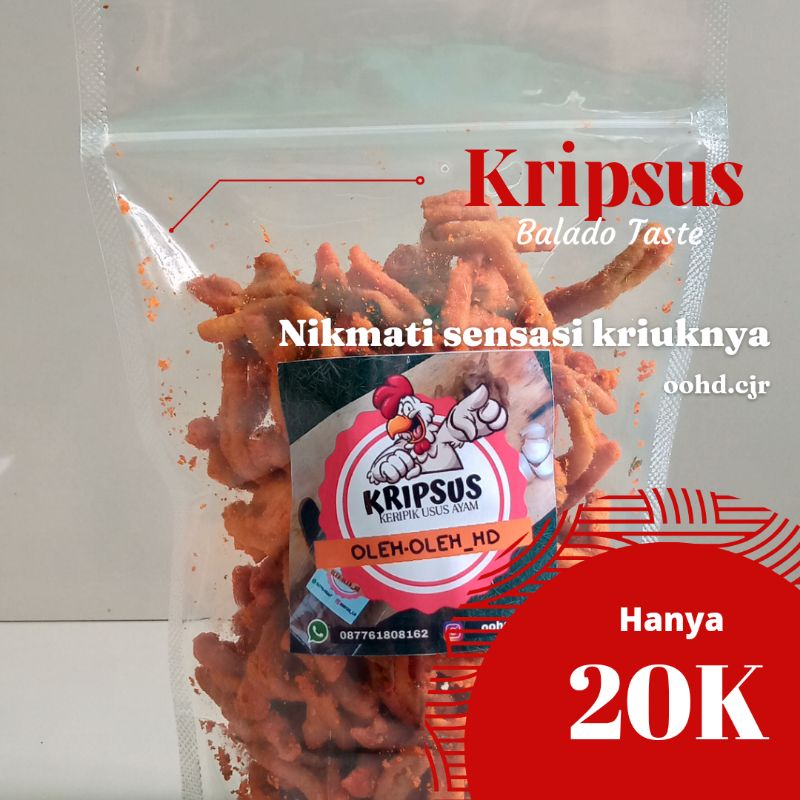 

Keripik/Kerupuk Usus ayam krispi Murah 250g