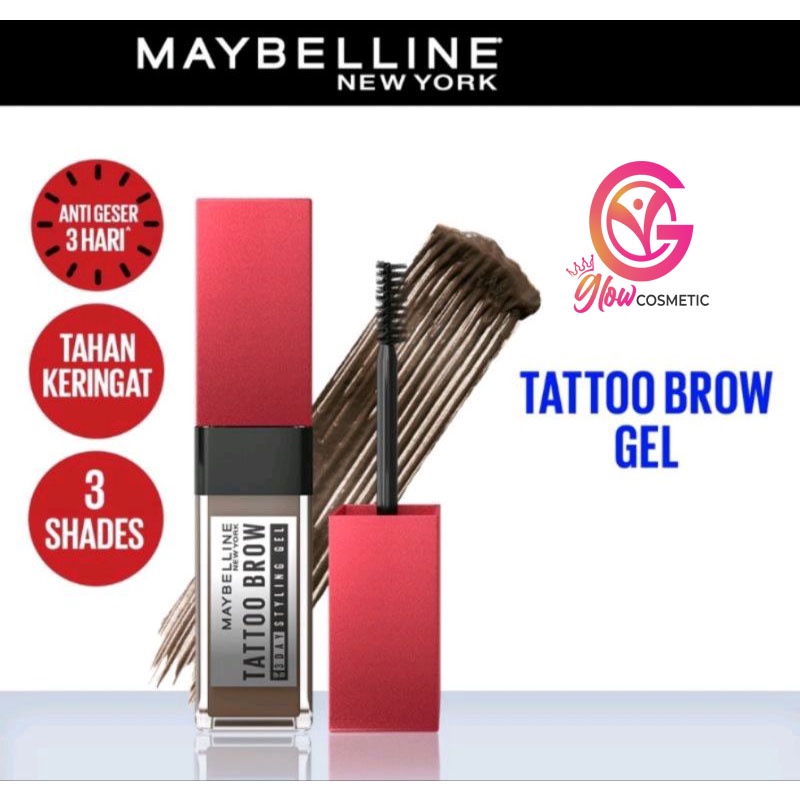 MAYBELLINE TATTOO BROW UP TO 3DAY STYLING GEL (6ML)