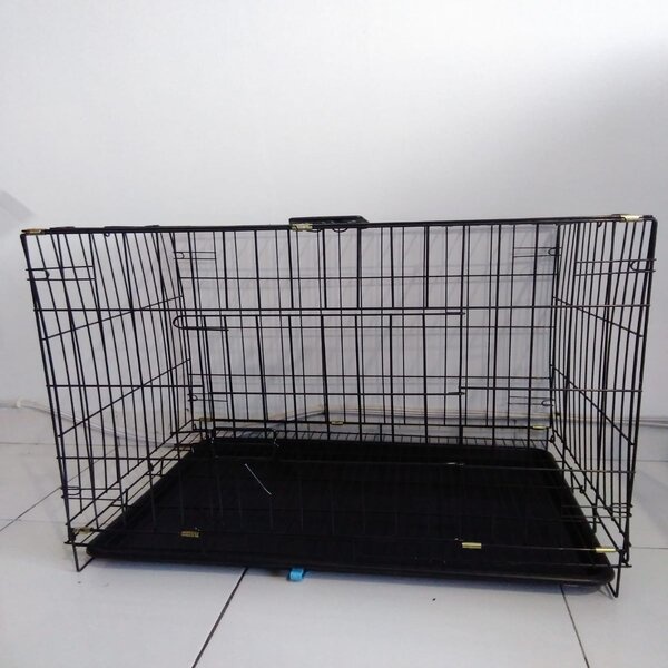 Kandang 700A Besi Lipat 70cm 70 cm Kucing Anjing Hewan Pet Cage Murah