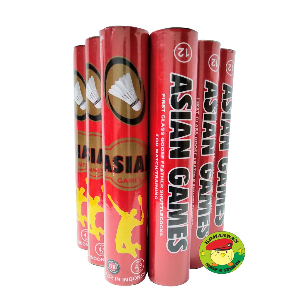 Shuttlecock ASIAN GAMES Merah Original