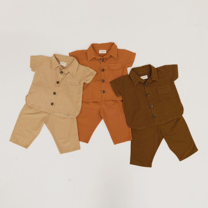 Arya Set by Kalunaku | Setelan Anak Cowok | Setelan Celana Panjang | Baju Anak Kekinian Couple Anak