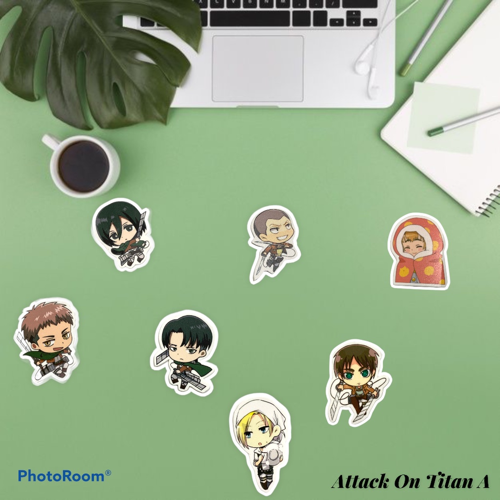 Sticker Tumblr Pack Anime Demon Slayer Haikyuu AOT Jujutsu Kaisen Boku No Hero My Hero Academia Naruto One Piece Dragon Maid A Sticker Pack Waterproof Tumblr  Hiasan Laptop Notebook Tumbler Case Hp DIY