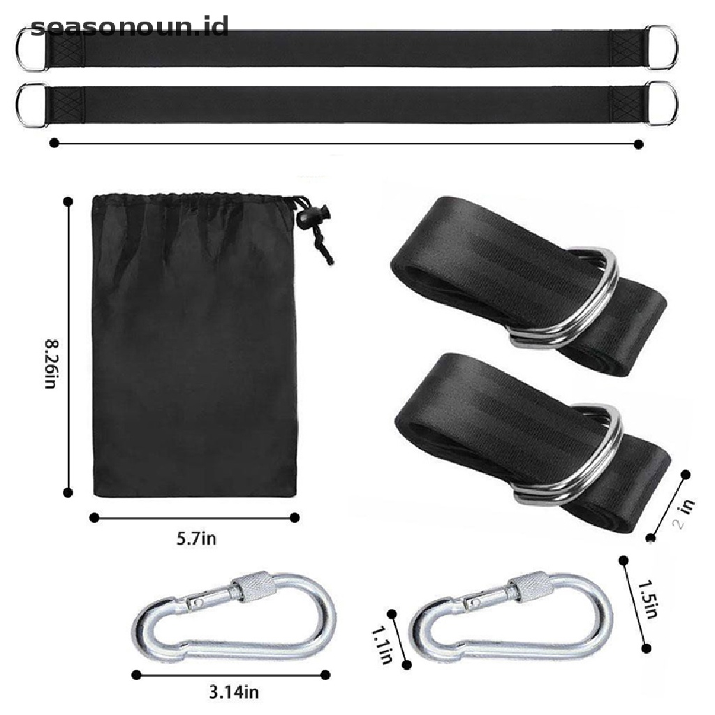 2 Pcs Tali Kait Carabiner Gantung Untuk Hammock Pohon