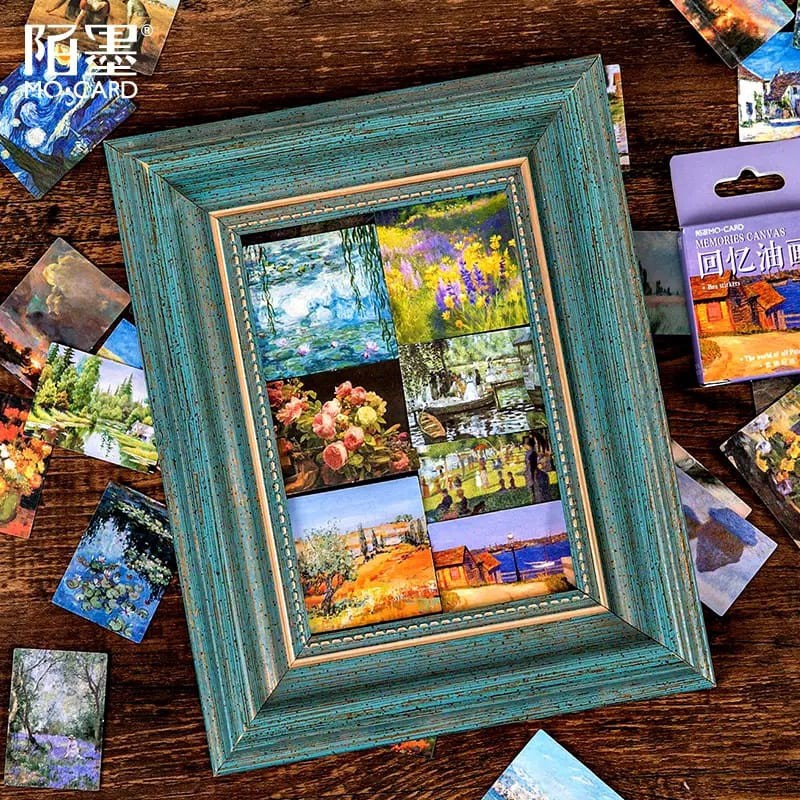 

STICKER DECO CLASSIC PAINTING SCRAPBOOK DIARY JOURNAL DIY LOVERSTUFF