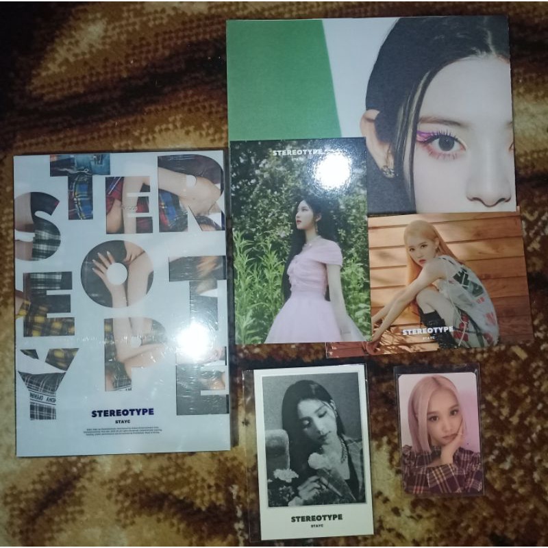 ALBUM STAYC STEREOTYPE FULLSET UNSEALED PC PHOTOCARD J