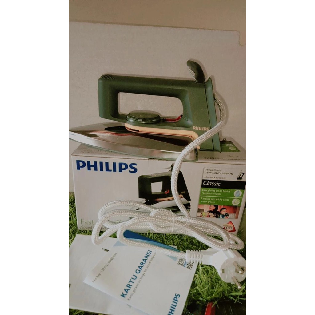 SETRIKA PHILIPS ELECTRIC DRY IRON CLASSIC 350W PHILIPS