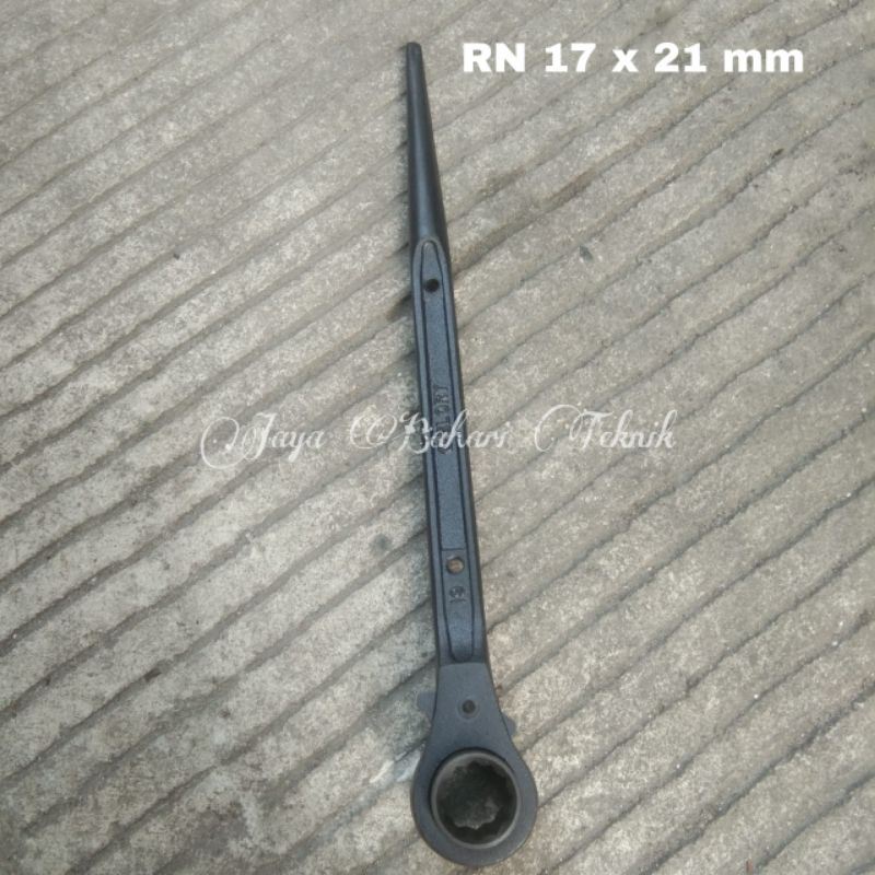 Kunci Ratchet Scaffolding RN 17 x 21 Mm Kunci Ring Ganda GLORY Ratchet Scaffolding Wrenches GLORY Wr