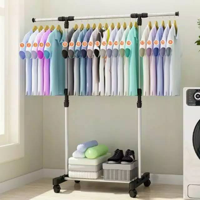 Rak Gantungan Baju / Cloth Hanger / Gantungan Baju Gamis