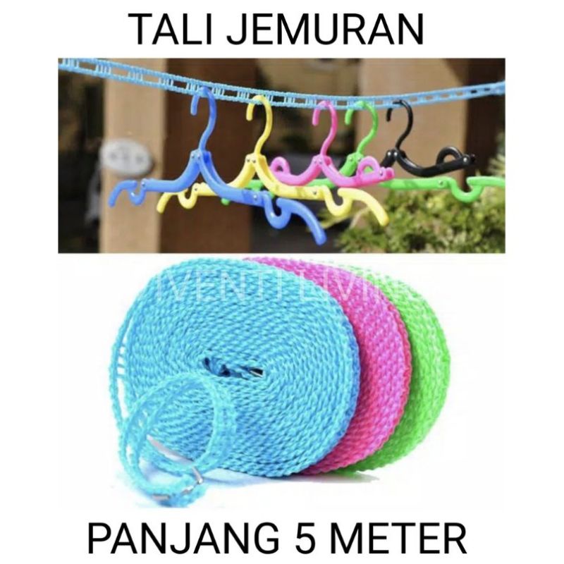 TALI GANTUNGAN JEMURAN 5METER