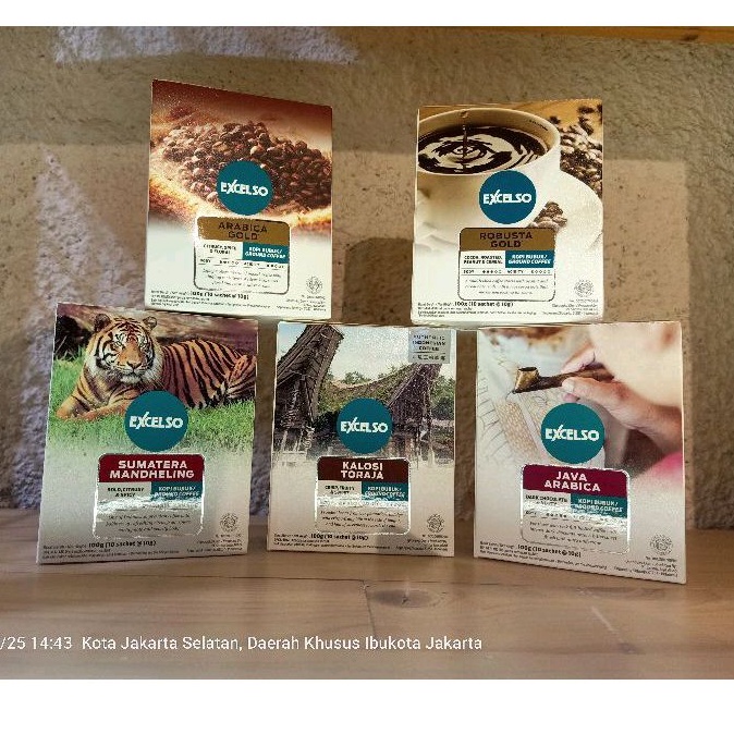 

EXCELSO KOPI PREMIUM GOLD - FOLDING BOX ( 10SCH x 10 GR )