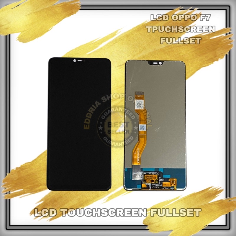 Lcd Touchscreen Oppo F7 Black Fullset Original Incell Baru