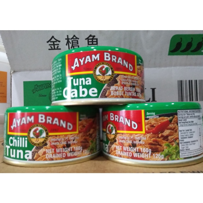 

Gg1Hh Ayam Brand Chilli Tuna 160Gr s1Gkk