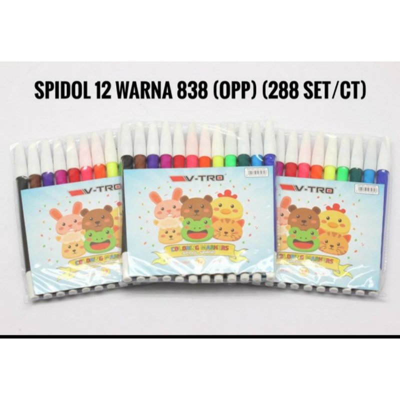 SPIDOL 12 WARNA