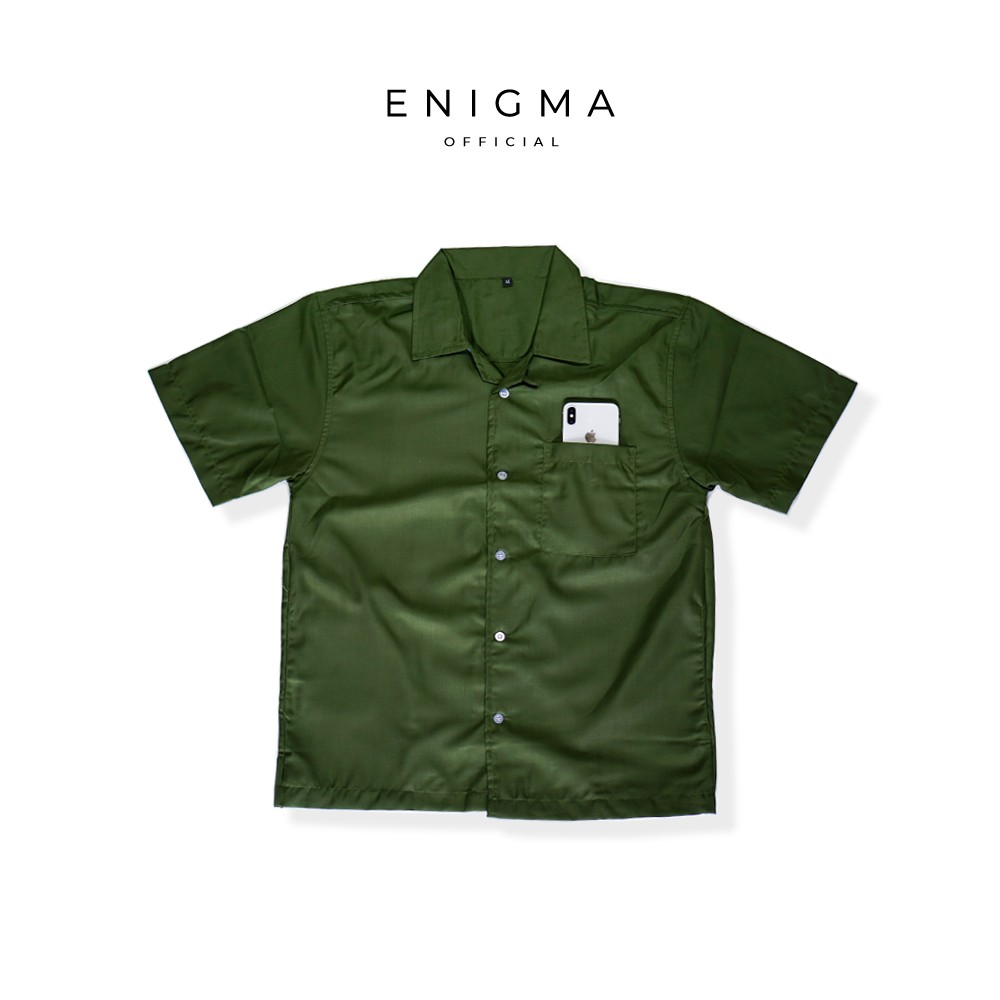 KEMEJA PRIA WANITA ORIGINAL ENIGMA SHORT SLEEVE KEMEJA