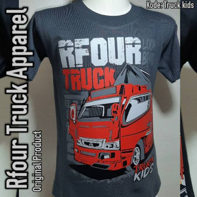 KAOS DISTRO ANAK GAMBAR TRUCK