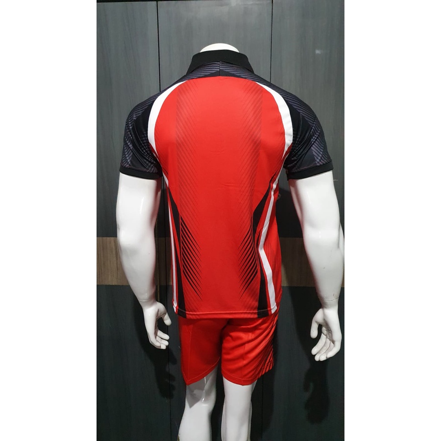 Kaos kerah Badminton Lining Indonesia Nasional tim Olimpiade tokyo L-308