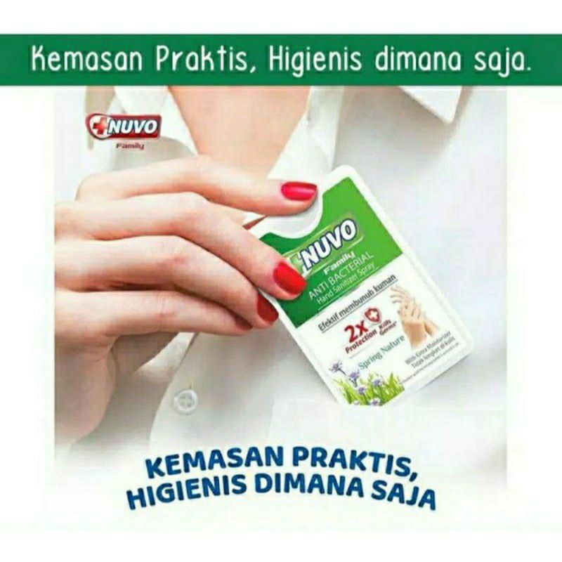 Pocket bag Hand sanitizer kantong saku celana 18ml Nuvo