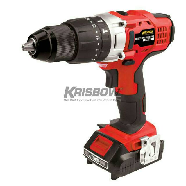 Bor portable krisbow / CORDLESS IMPACT DRILL krisbow