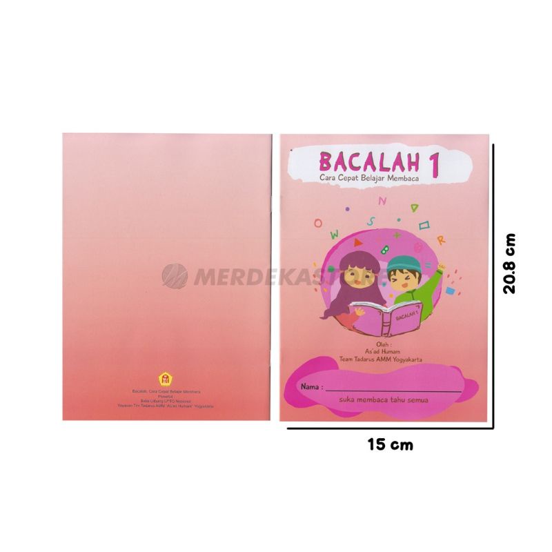 buku bacalah anak 1 2 3 / buku bacaan / belajar membaca / buku belajar