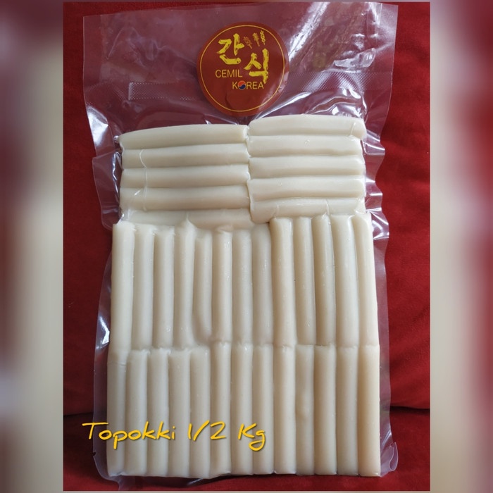 

Instant-Camilan- Topoki/ Toppoki/ Tteokbokki/ Topokki/ Rice Cake 500 Gram Jajanan Korea -Camilan-