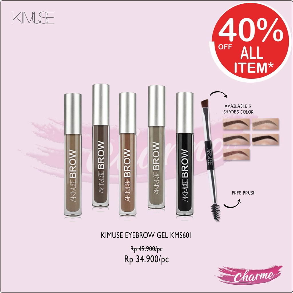 (READY&amp;ORI) AIKIMUSE KIMUSE Eyebrow Gel Krim Alis Tahan Air Pensil Alis Tatto KMS601