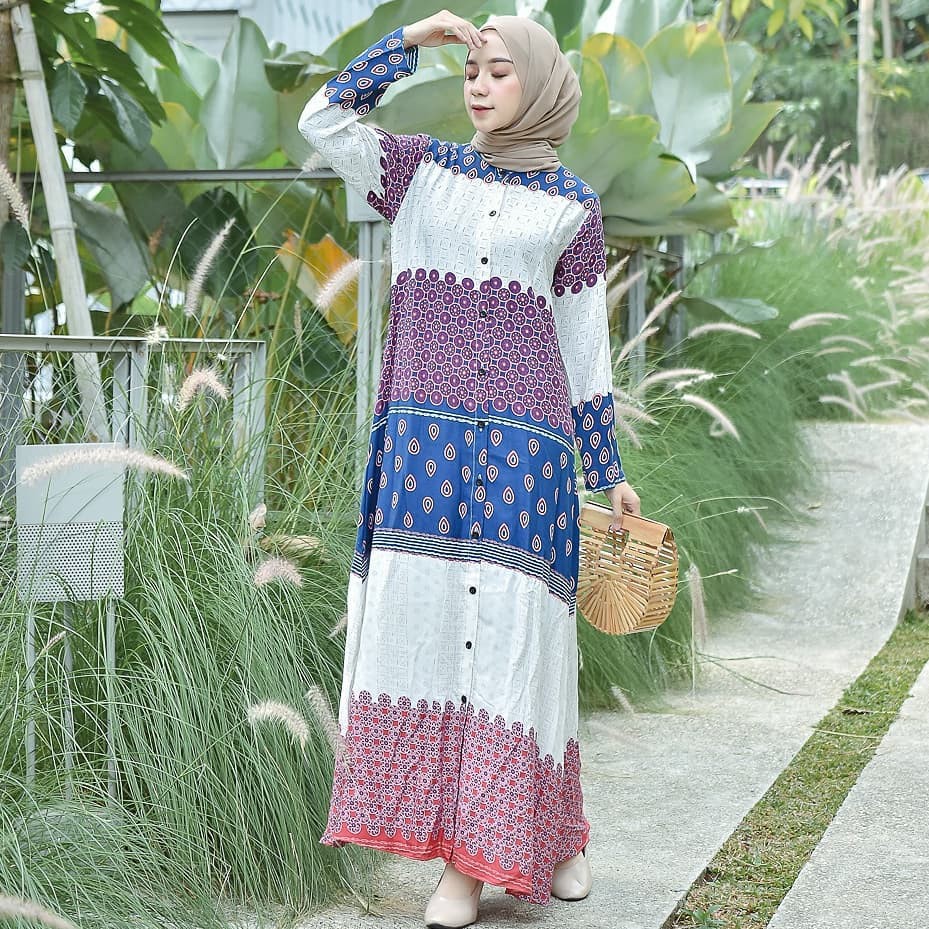 WILONA DRESS MOTIF PUSATGROSIR_SOLO/ GAMIS MOTIF