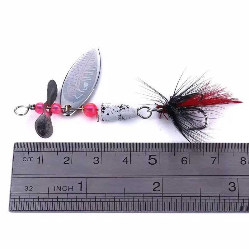 RAYAP LURE Spinner Micro - Umpan Casting Nila, Red Devil, Hampala